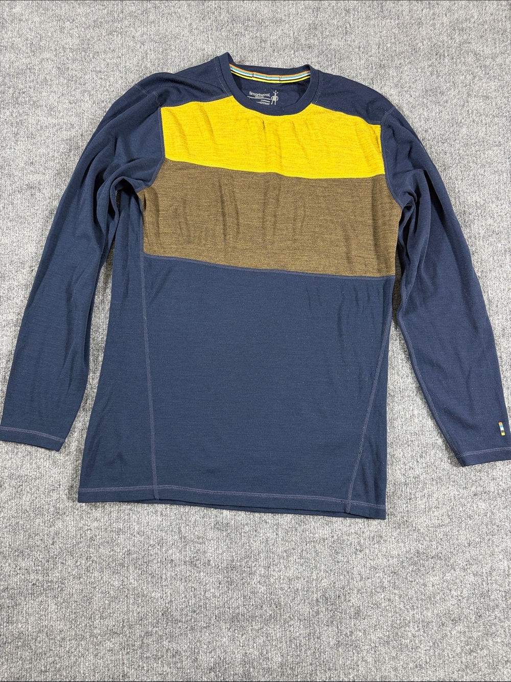 Smartwool Merino 250 Baselayer Colorblock Crew - Men's
